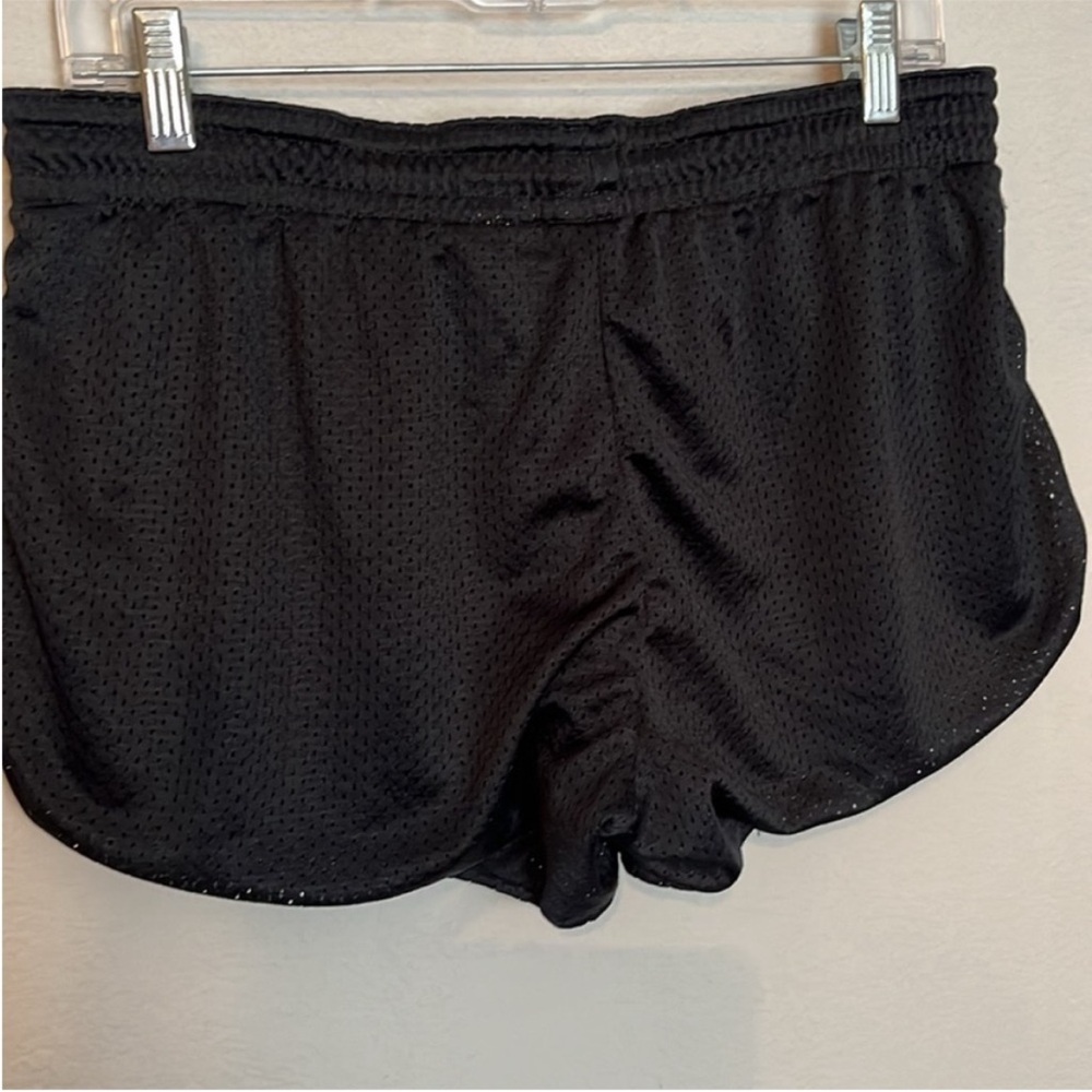 GUC L NIKE black low rise jersey shorts drawstring short basketball shorts - Picture 3 of 6